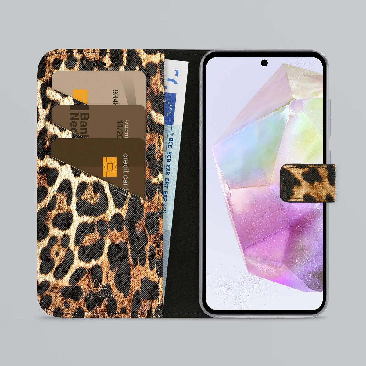 My Style Flex Wallet For Samsung Galaxy A35 5G Wild Leopard - Essentify
