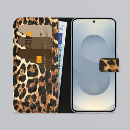 My Style Flex Wallet For Samsung Galaxy S25 5G Wild Leopard - Essentify