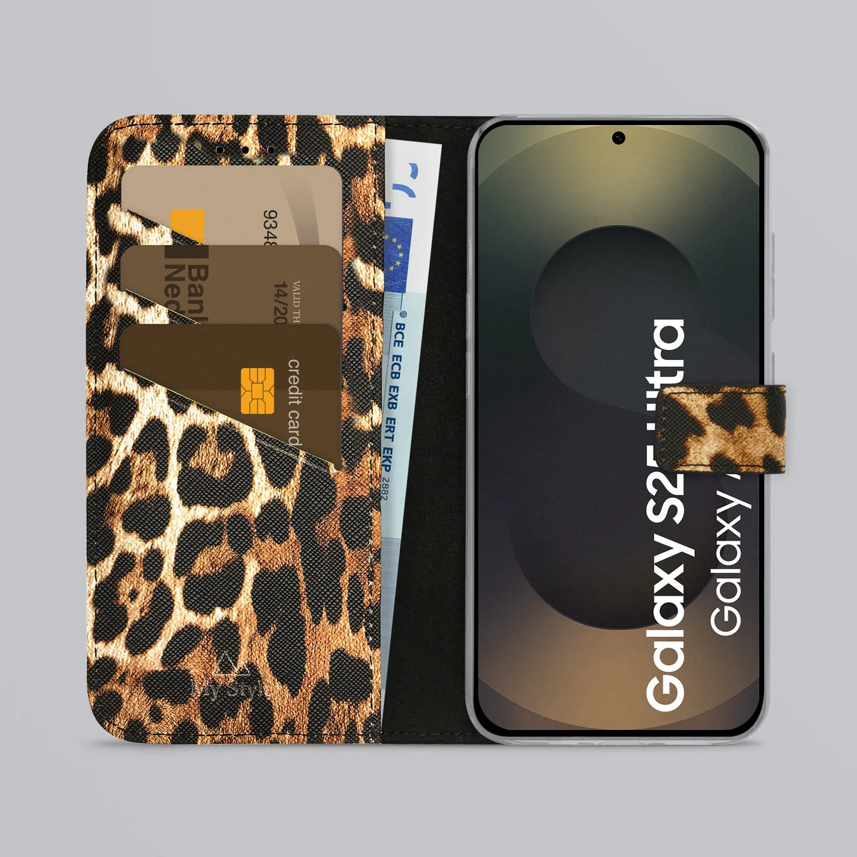 My Style Flex Wallet For Samsung Galaxy S25 Ultra 5G Wild Leopard - Essentify