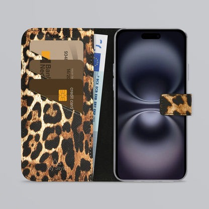 My Style Flex Wallet For Apple Iphone 16 Plus Wild Leopard - Essentify