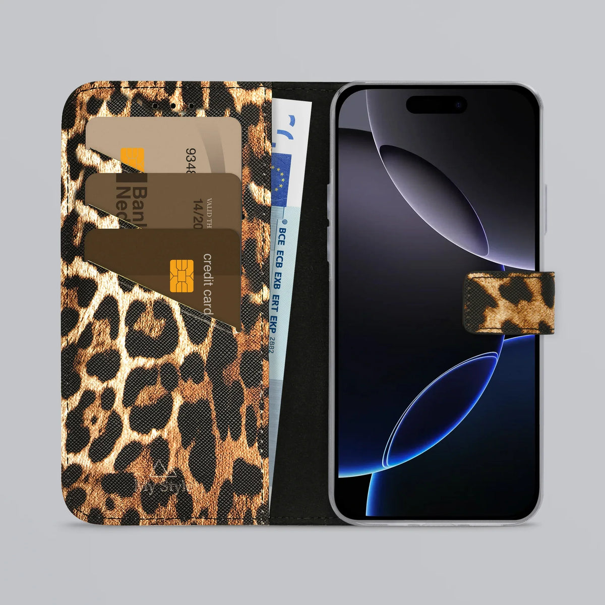 My Style Flex Wallet For Apple Iphone 16 Pro Max Wild Leopard - Essentify