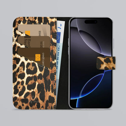 My Style Flex Wallet For Apple Iphone 16 Pro Max Wild Leopard - Essentify