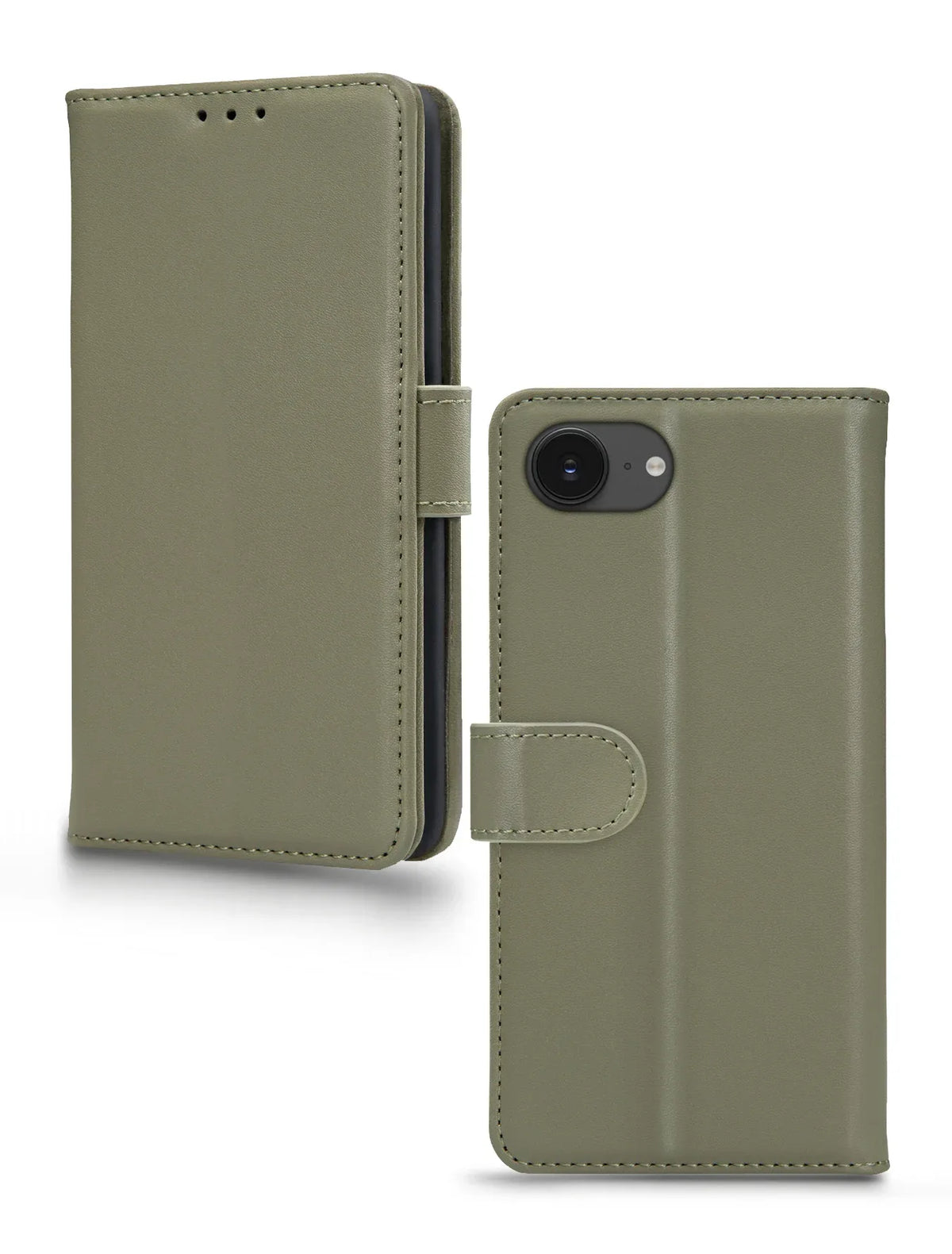 Mobilize Premium Gelly Wallet Book Case Apple Iphone 16E Green - Essentify