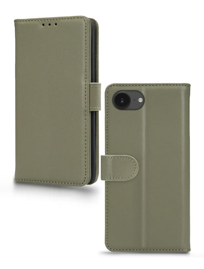 Mobilize Premium Gelly Wallet Book Case Apple Iphone 16E Green - Essentify