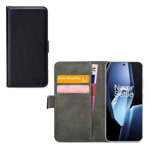 Mobilize Classic Gelly Wallet Book Case Oneplus 13R Black - Essentify