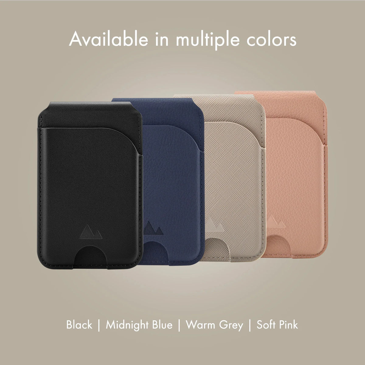 My Style Magsafe Compatible Magnet Card Holder With Stand Function Warm Grey - Essentify