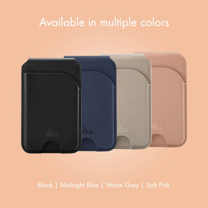My Style Magsafe Compatible Magnet Card Holder With Stand Function Soft Pink - Essentify