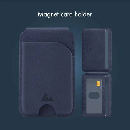 My Style Magsafe Compatible Magnet Card Holder With Stand Function Midnight Blue - Essentify