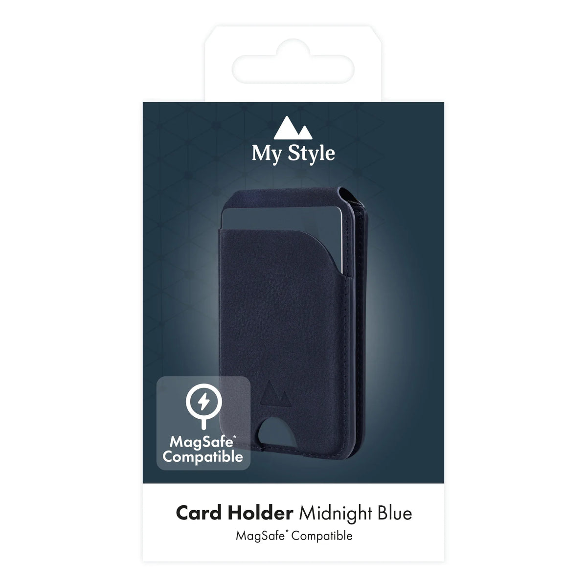 My Style Magsafe Compatible Magnet Card Holder With Stand Function Midnight Blue - Essentify