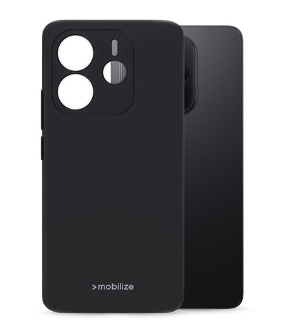 Mobilize Rubber Gelly Case Xiaomi Redmi Note 14 4G Matt Black