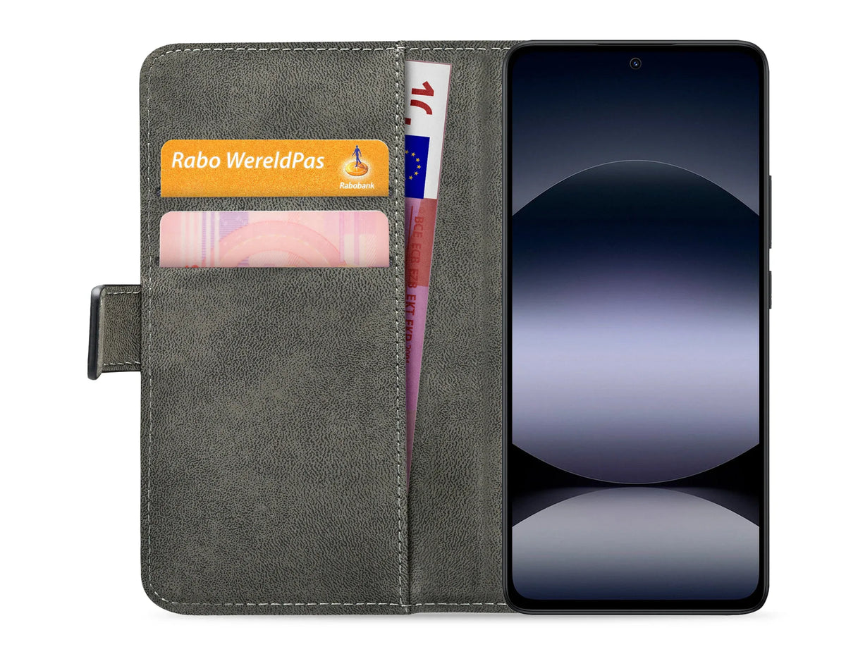 Mobilize Classic Gelly Wallet Book Case Xiaomi Redmi Note 14 4G Black - Essentify