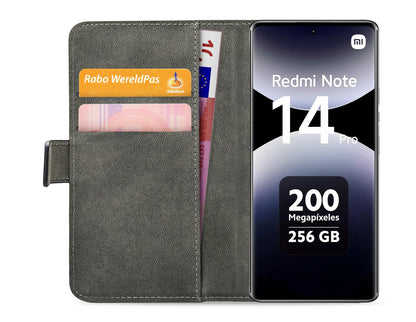 Mobilize Classic Gelly Wallet Book Case Xiaomi Redmi Note 14 Pro 4G Black - Essentify