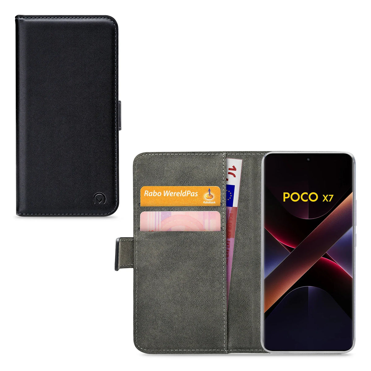 Mobilize Classic Gelly Wallet Book Case Xiaomi Poco X7 5G Black - Essentify