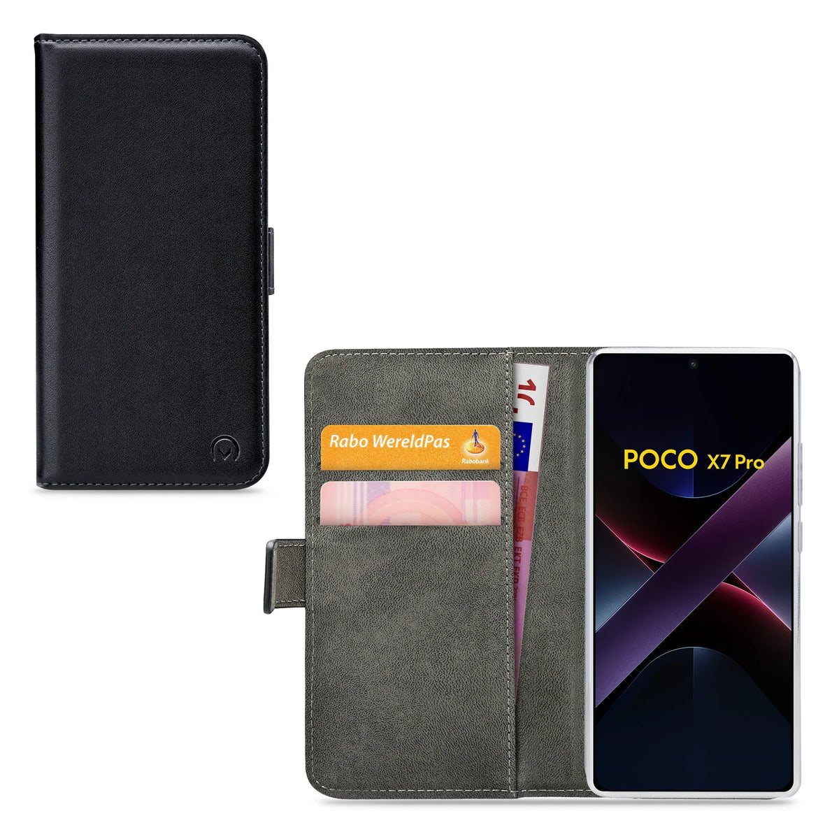 Mobilize Classic Gelly Wallet Book Case Xiaomi Poco X7 Pro 5G Black - Essentify