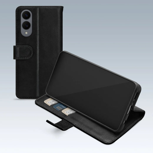 Mobilize Premium Gelly Wallet Book Case Samsung Galaxy S25 Edge 5G Black - Essentify