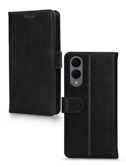 Mobilize Premium Gelly Wallet Book Case Samsung Galaxy S25 Edge 5G Black - Essentify