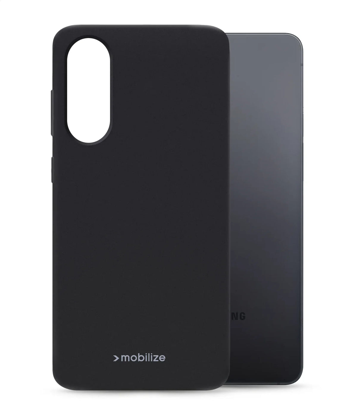 Mobilize Rubber Gelly Case Samsung Galaxy S25 Edge 5G Matt Black - Essentify