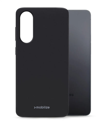 Mobilize Rubber Gelly Case Samsung Galaxy S25 Edge 5G Matt Black - Essentify
