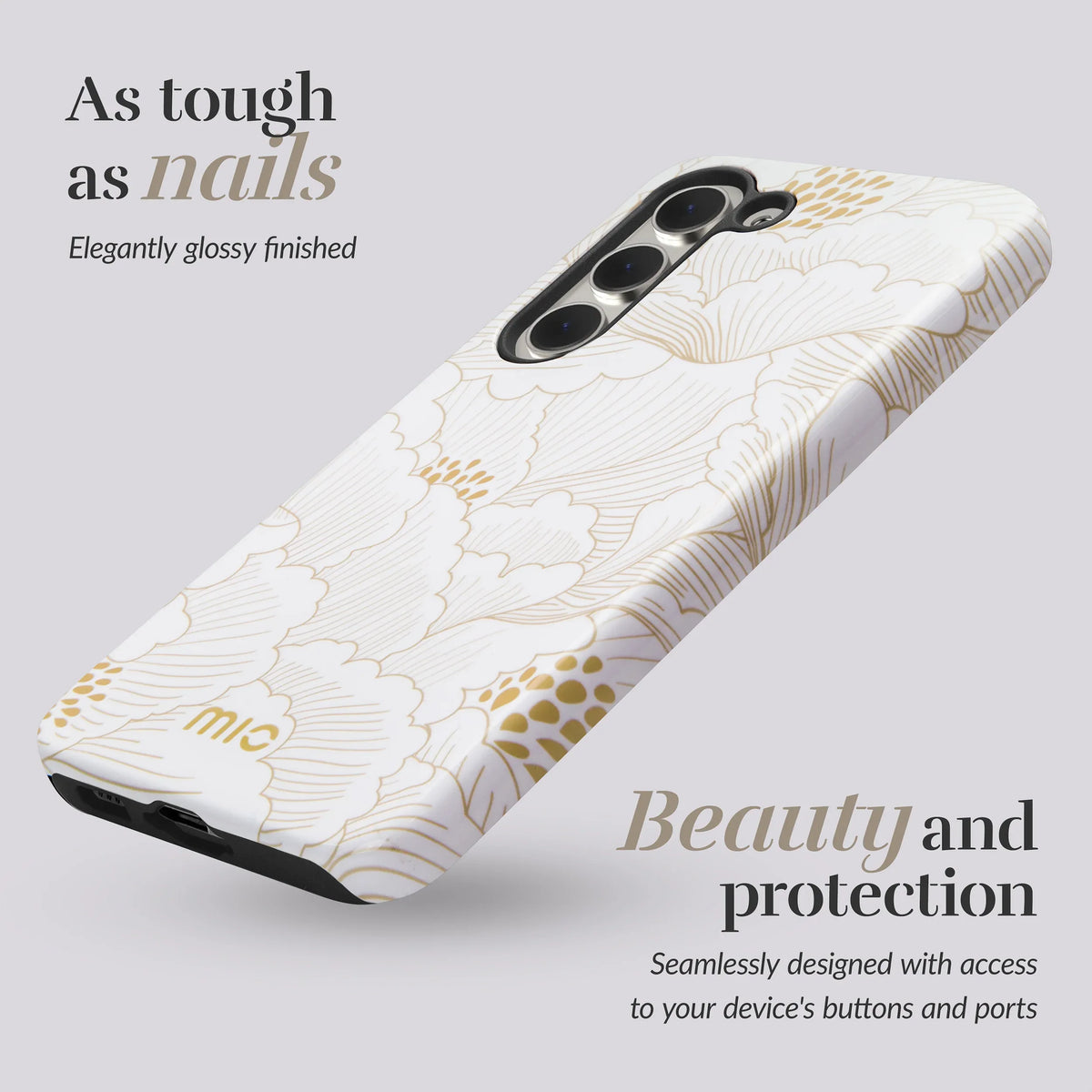 Mio By Mobilize Mio White Roses Magsafe Compatible For Samsung S25 Edge 5G - Essentify