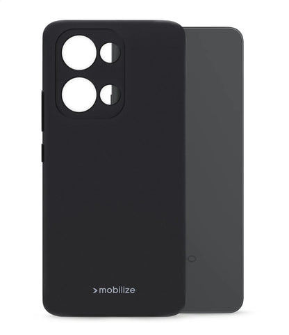 Mobilize Rubber Gelly Case Oppo Reno13 F 5G Matt Black - Essentify