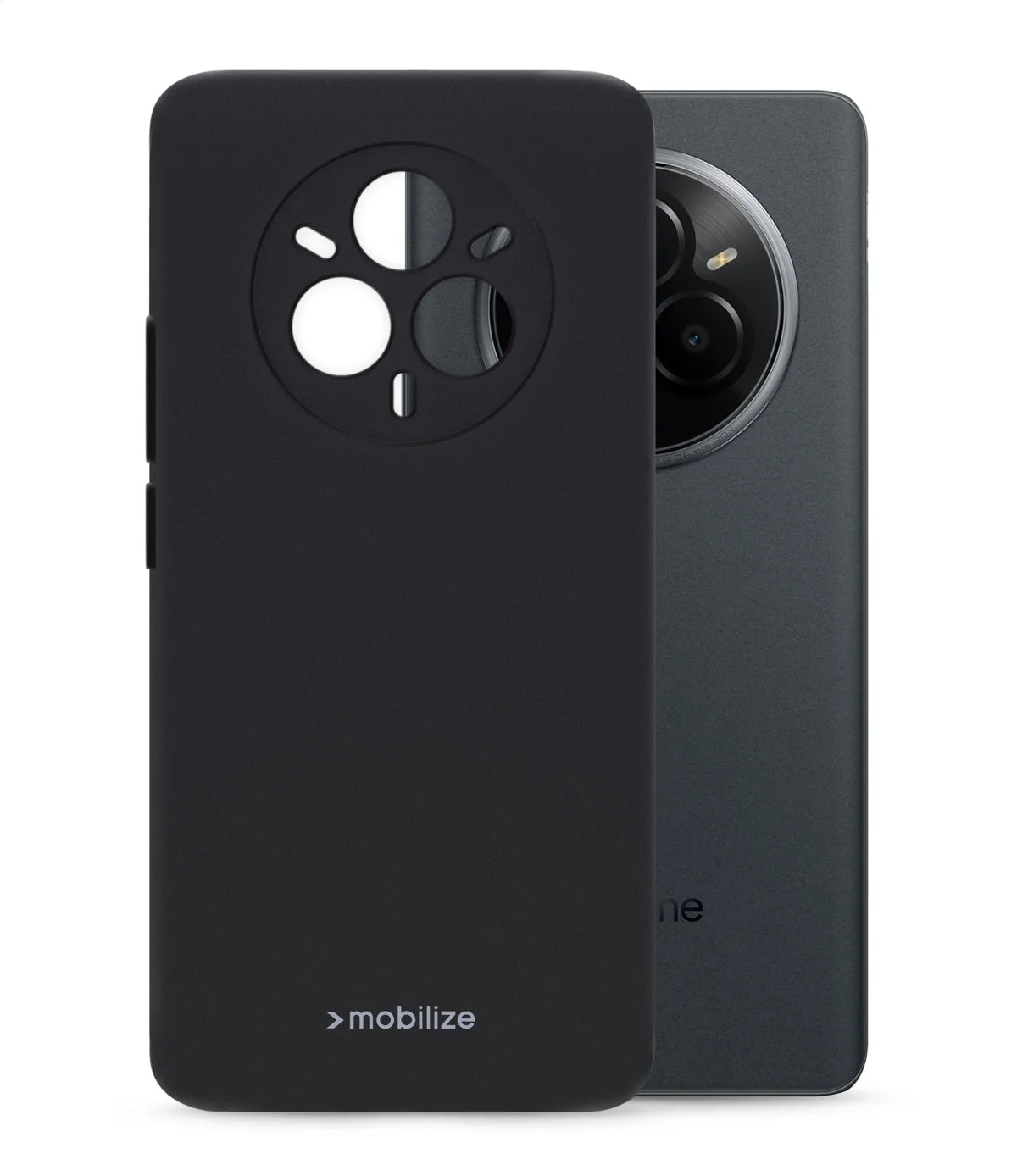 Mobilize Rubber Gelly Case Realme 14 Pro 5G Matt Black - Essentify