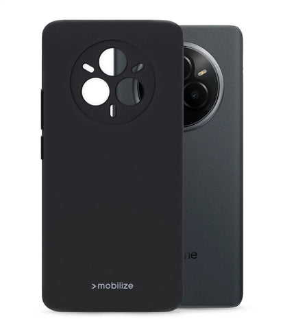 Mobilize Rubber Gelly Case Realme 14 Pro 5G Matt Black - Essentify