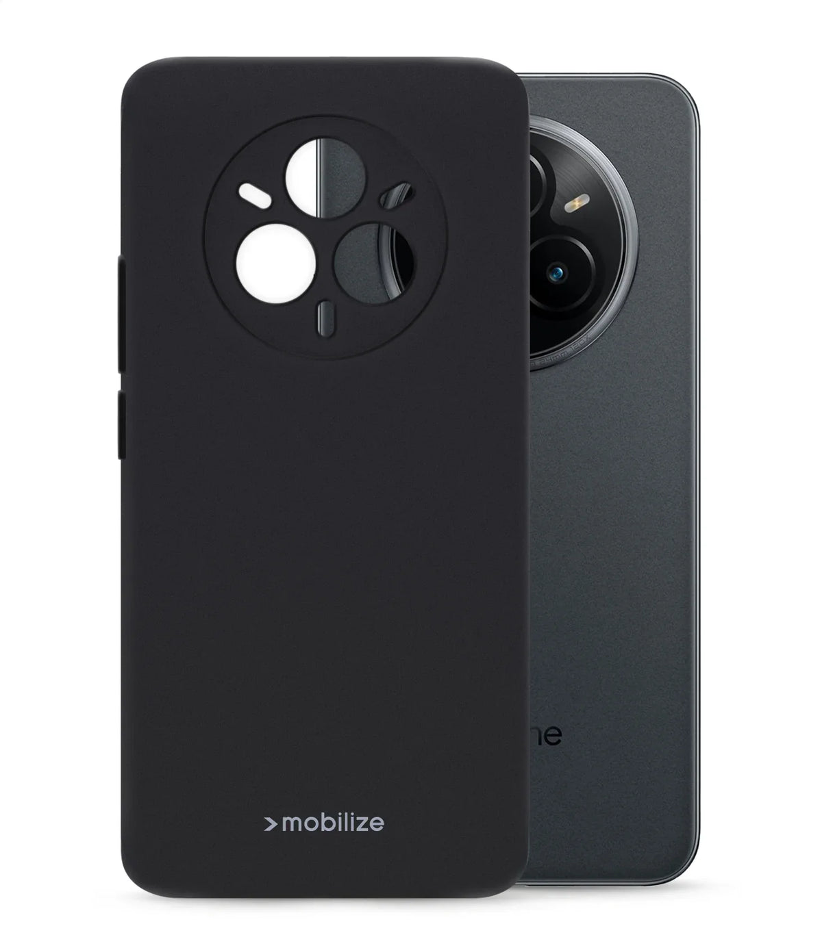 Mobilize Rubber Gelly Case Realme 14 Pro+ 5G Matt Black - Essentify