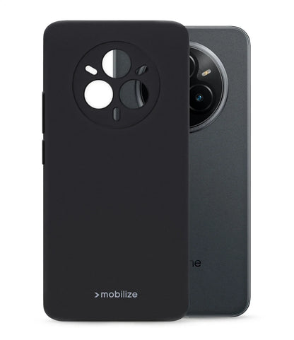 Mobilize Rubber Gelly Case Realme 14 Pro+ 5G Matt Black - Essentify