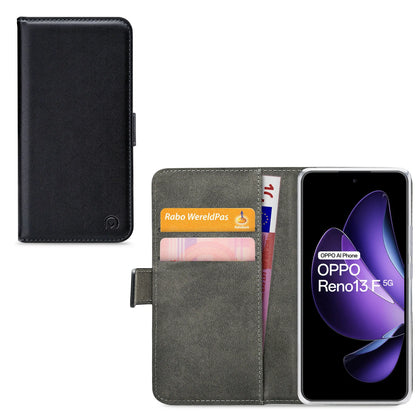 Mobilize Classic Gelly Wallet Book Case Oppo Reno13 F 5G Black - Essentify