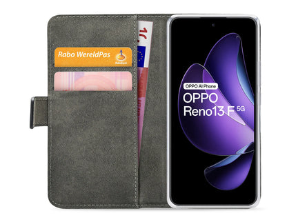 Mobilize Classic Gelly Wallet Book Case Oppo Reno13 F 5G Black - Essentify