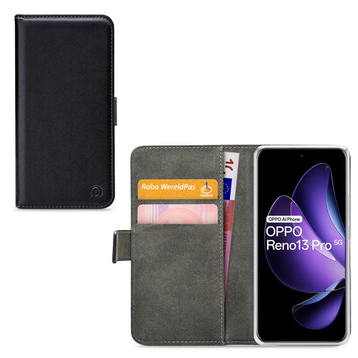 Mobilize Classic Gelly Wallet Book Case Oppo Reno13 Pro 5G Black - Essentify