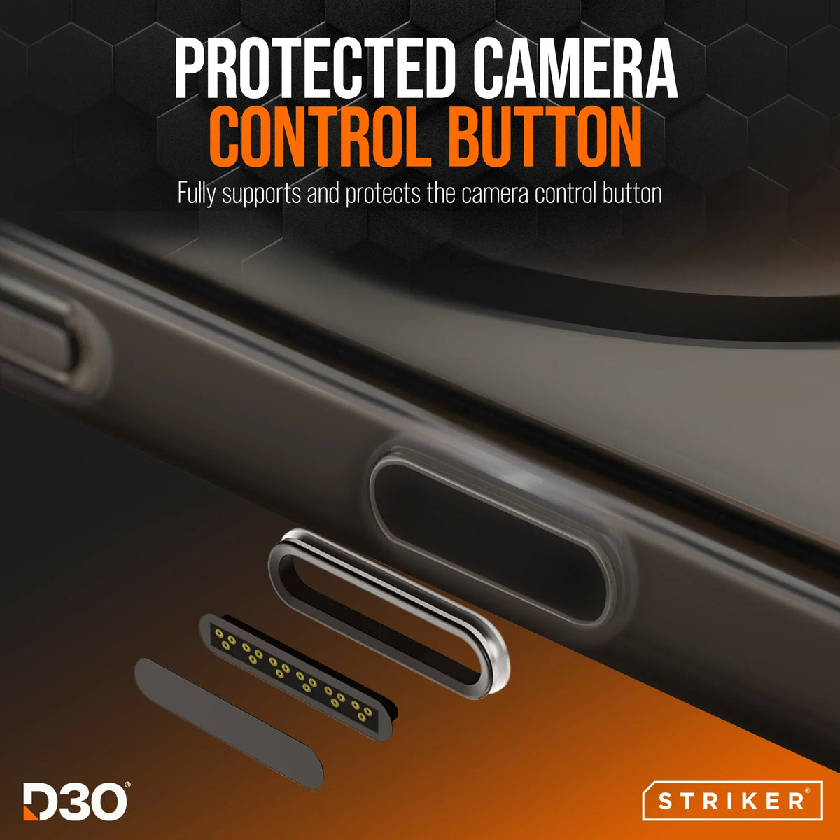 Striker X-Core - D3O Xtreme Impact Mag Case - Black - Apple Iphone 16E - Essentify
