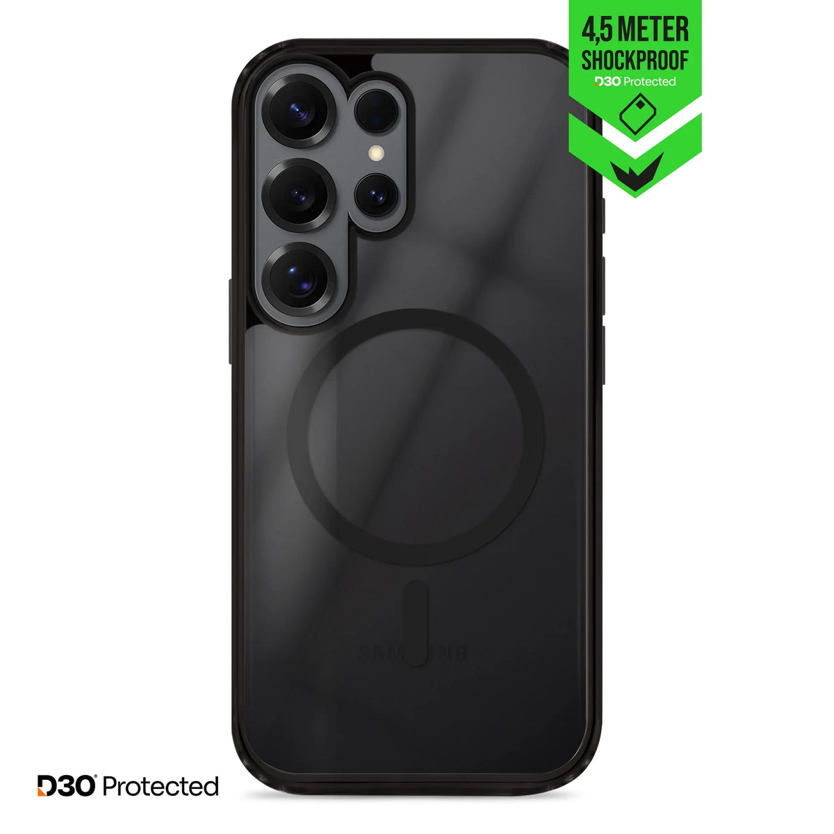 Striker X-Core - D3O Xtreme Impact Mag Case - Black - Samsung S25 Ultra 5G - Essentify