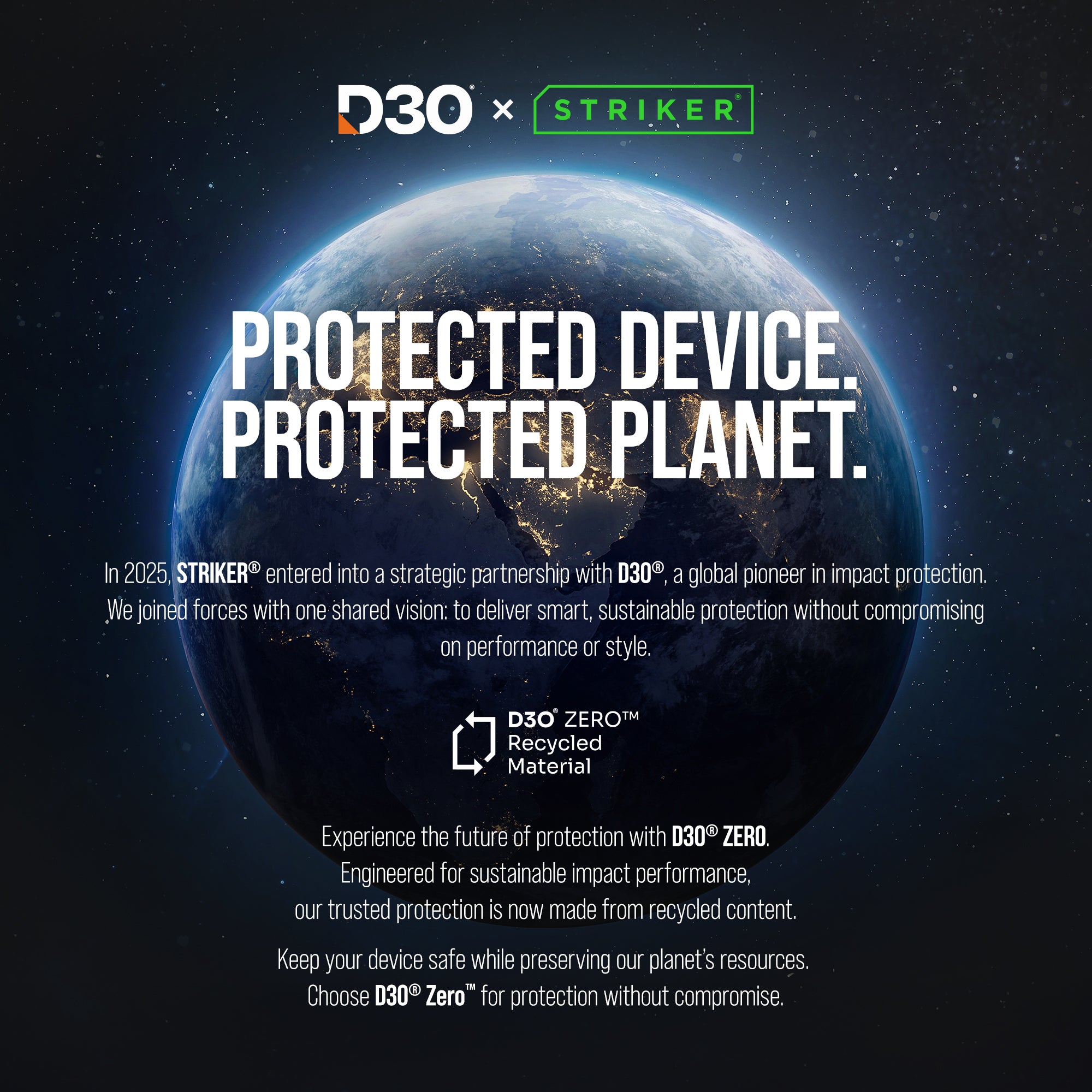 Striker X-Core - D3O Xtreme Impact Mag Case - Black - Samsung S25 Ultra 5G