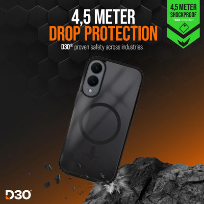 Striker X-Core - D3O Xtreme Impact Mag Case - Black - Samsung S25 Edge 5G - Essentify