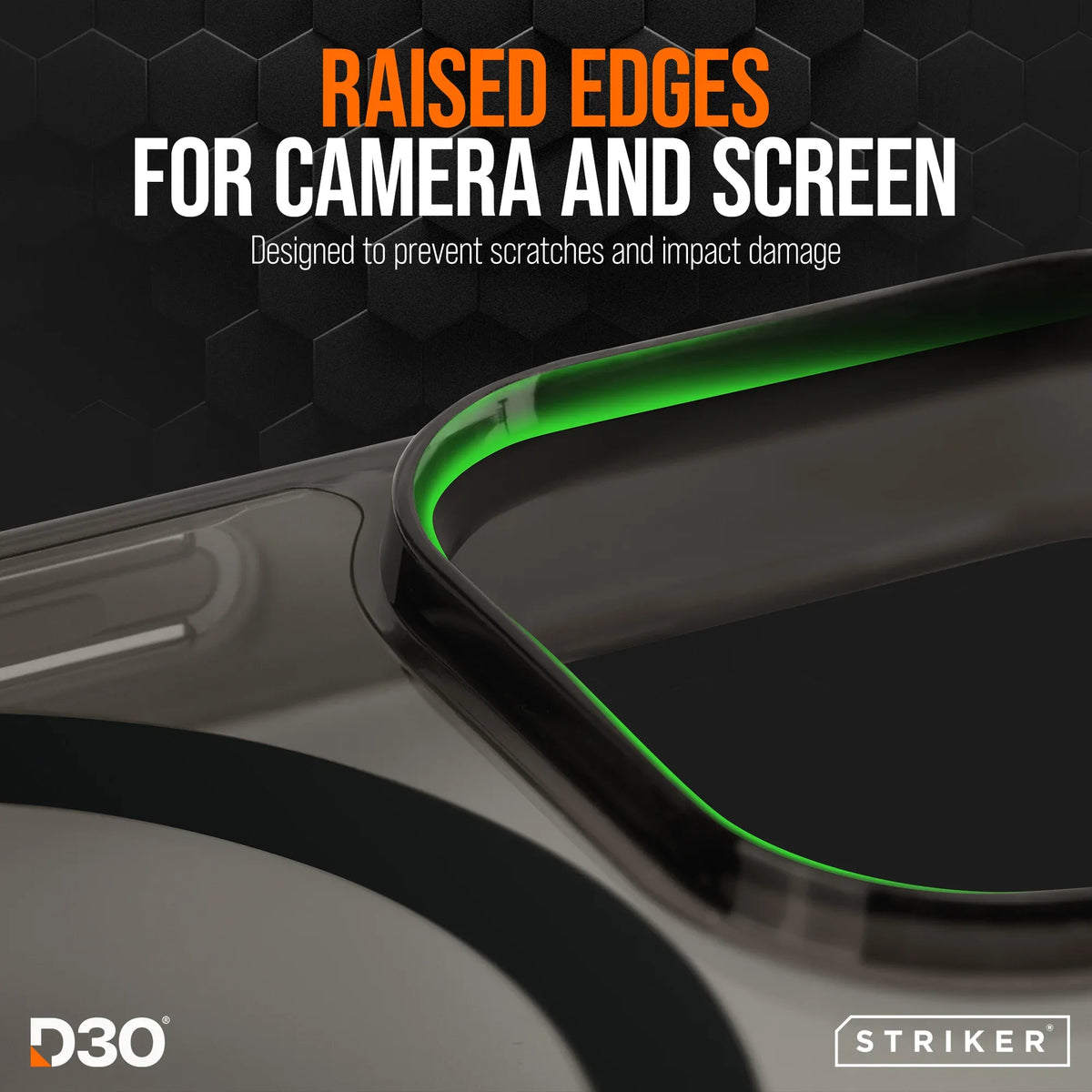 Striker X-Core - D3O Xtreme Impact Mag Case - Black - Samsung S25 Edge 5G - Essentify