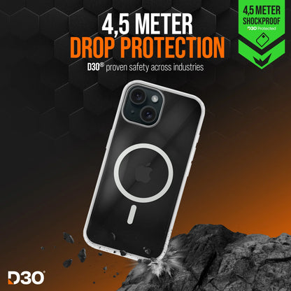Striker X-Core - D3O Xtreme Impact Mag Case - Clear - Apple Iphone 13/14/15 - Essentify