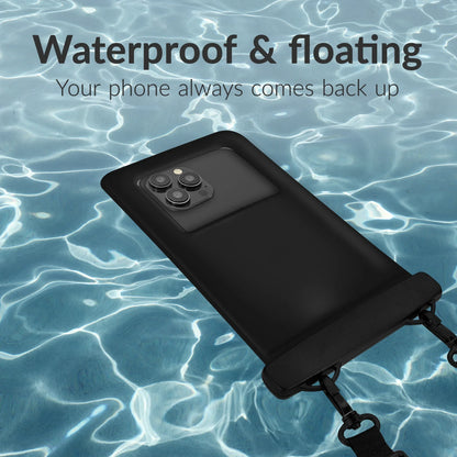 Mobilize Universal Waterproof Floating Bag Incl. Lanyard Black - Essentify