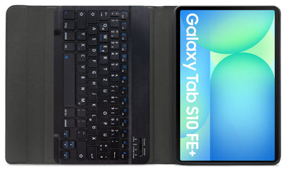 Mobilize Detachable Bluetooth Keyboard Case Samsung Galaxy Tab S10 Fe+ 13.1 Black Qwertz - Essentify