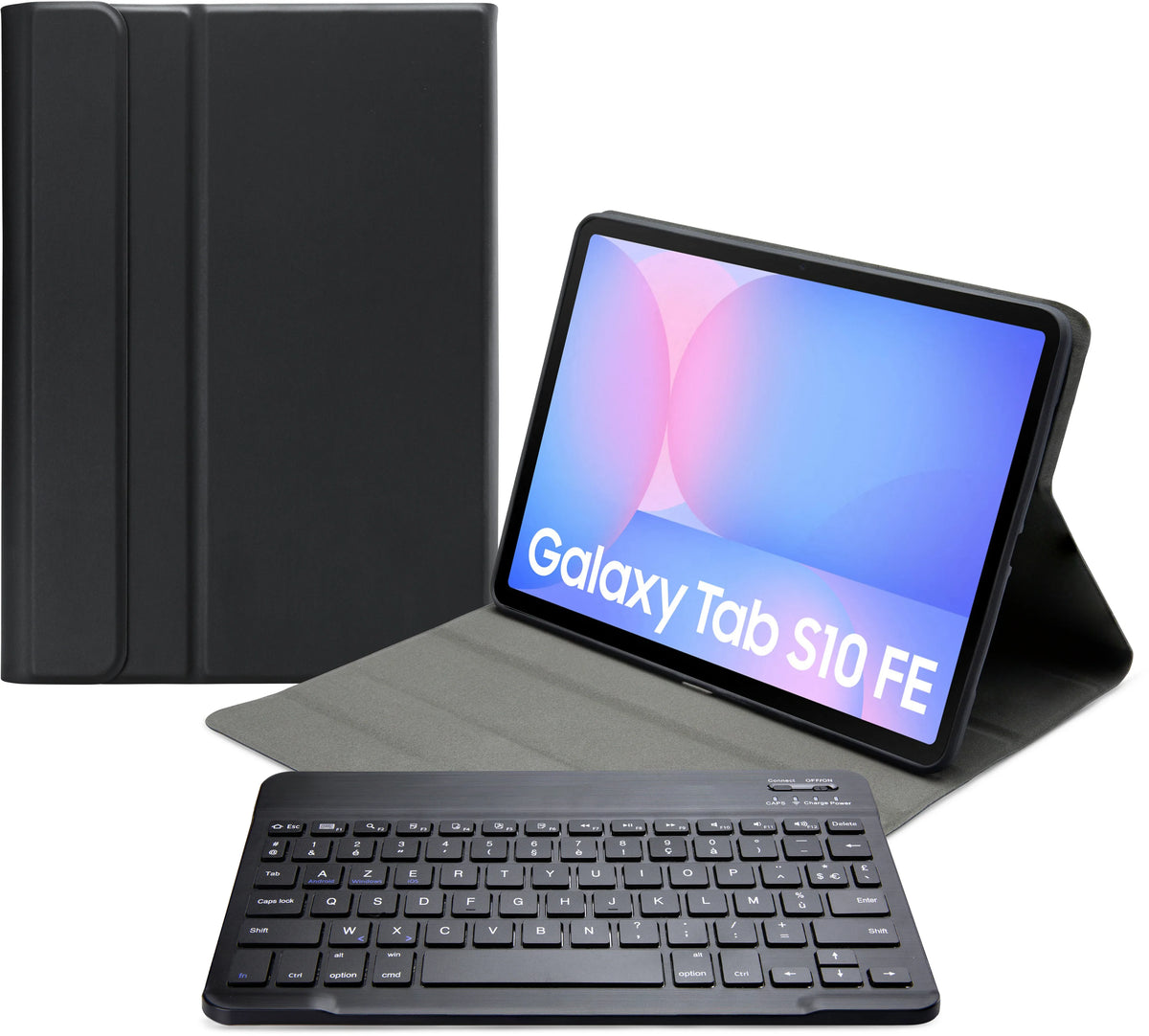 Mobilize Detachable Bluetooth Keyboard Case Samsung Galaxy Tab S10 Fe 11 Black Azerty - Essentify