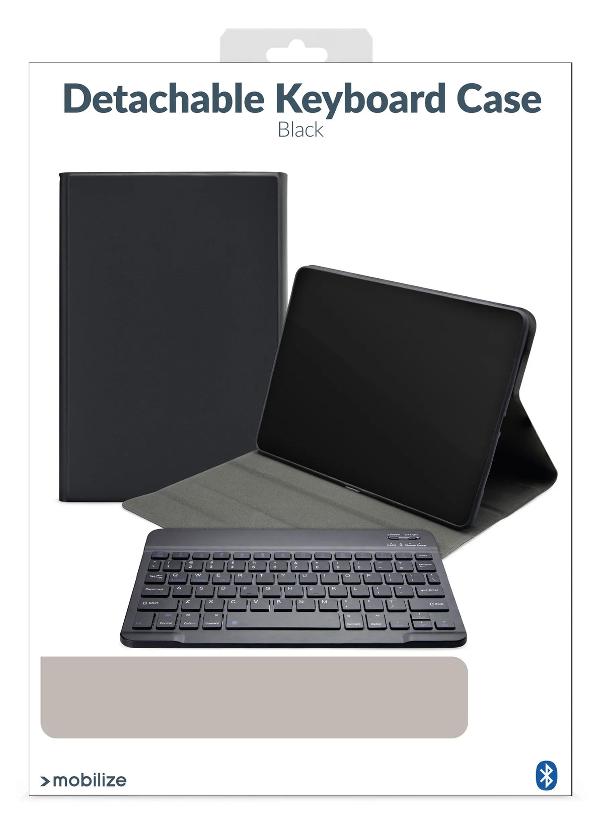 Mobilize Detachable Bluetooth Keyboard Case Samsung Galaxy Tab S10 Fe+ 13.1 Black Azerty - Essentify