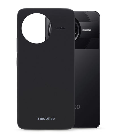 Mobilize Rubber Gelly Case Xiaomi Poco F7 Pro Matt Black