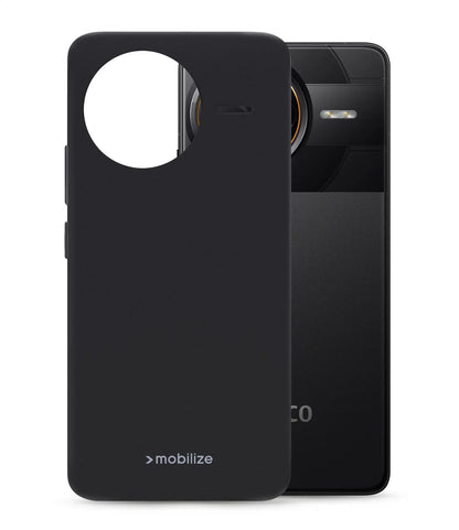 Mobilize Rubber Gelly Case Xiaomi Poco F7 Ultra Matt Black - Essentify
