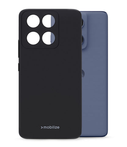 Mobilize Rubber Gelly Case Motorola Edge 60 Fusion Matt Black