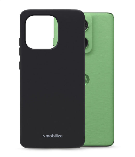 Mobilize Rubber Gelly Case Motorola Edge 60 Matt Black - Essentify