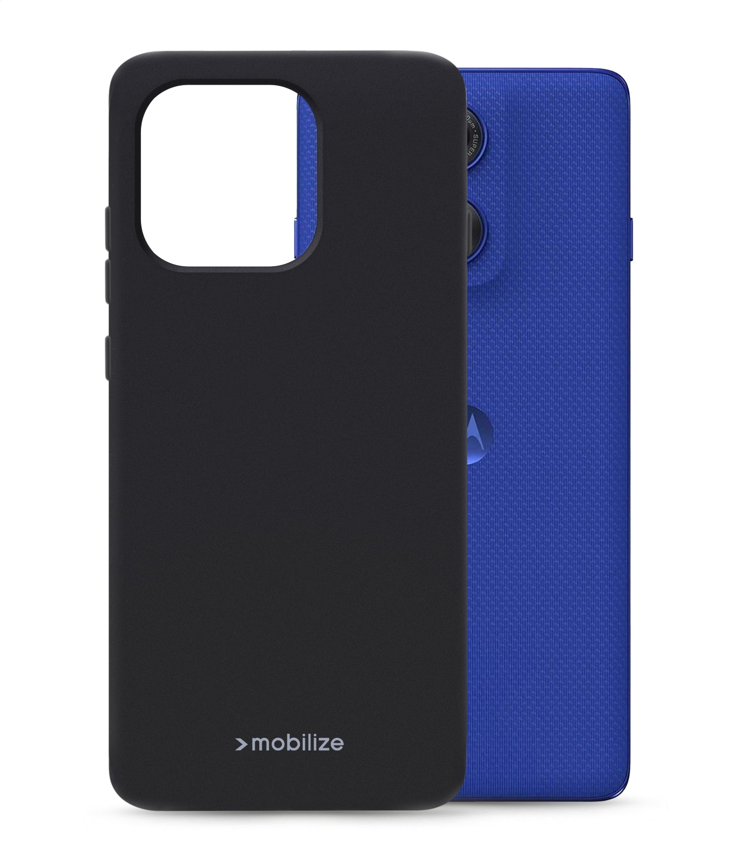 Mobilize Rubber Gelly Case Motorola Edge 60 Pro Matt Black