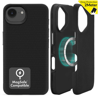 My Style Magsafe Tough Case For Apple Iphone 16E Black - Essentify