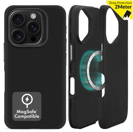 My Style Magsafe Tough Case For Apple Iphone 16 Pro Black - Essentify