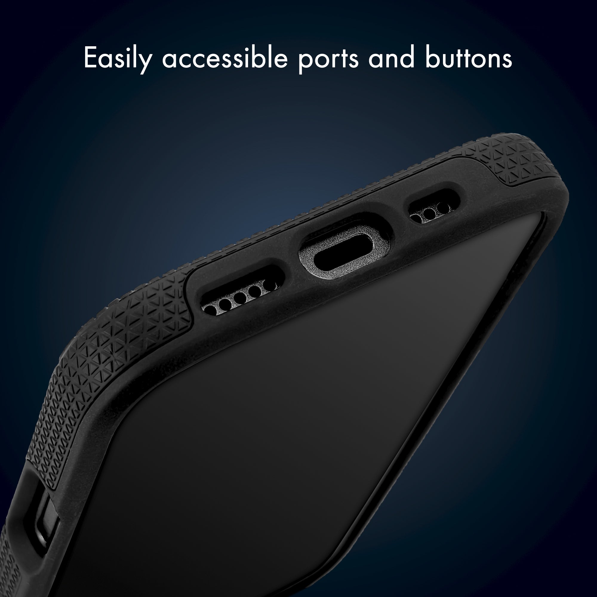 My Style Magsafe Tough Case For Apple Iphone 16 Pro Black