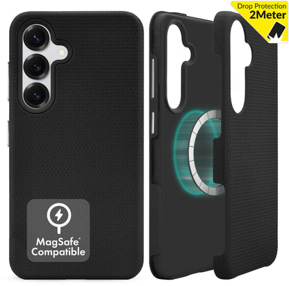 My Style Magsafe Tough Case For Samsung Galaxy S24 5G/S25 5G Black - Essentify